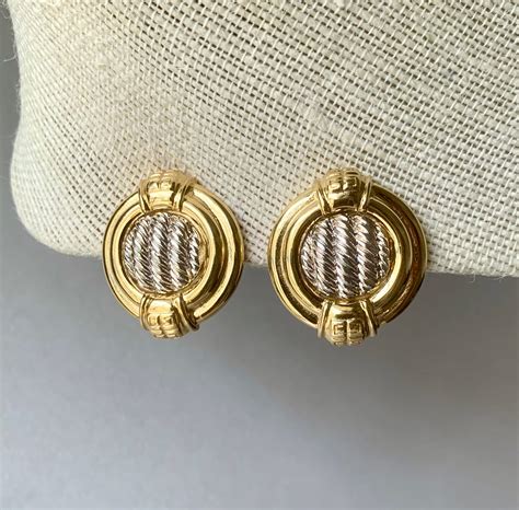 givenchy magnetic earring|givenchy clip on earrings vintage.